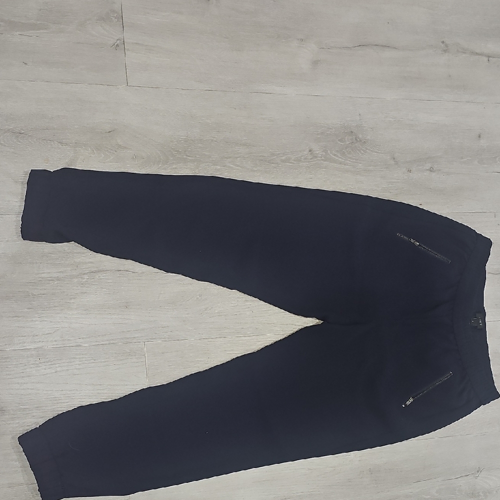 J. Crew Navy Joggers with Zippered Pockets